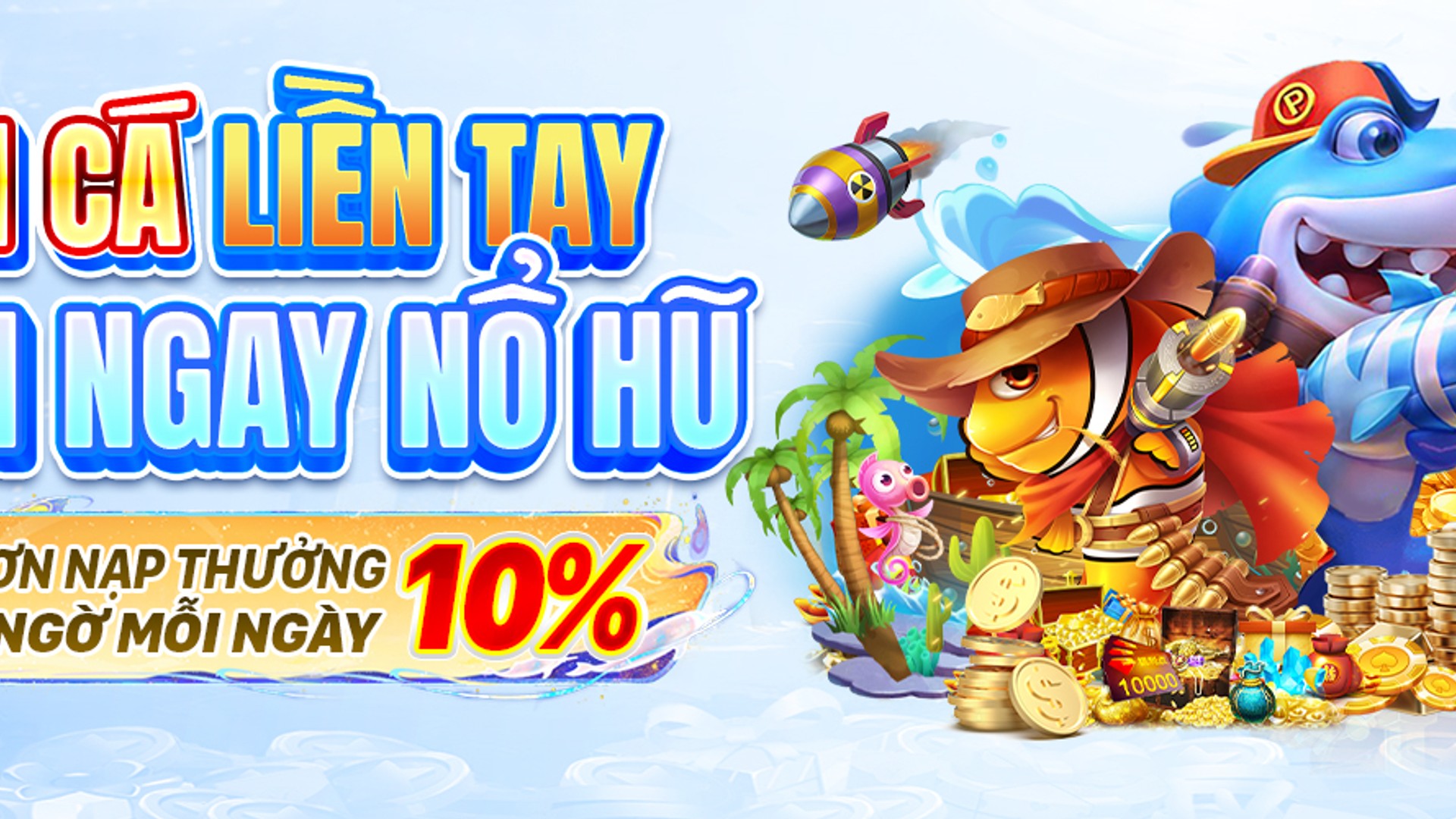 Banner giới thiệu phiên bản Bắn cá mới nhất 97win